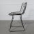 1960s Black & White Wire Side Chairs after Bertoia for Knoll - Set of 8 For Sale - Image 5 of 12