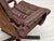 Danish Swivel Armchair in Brown Furniture Leather from Georg Thams, 1970s For Sale - Image 17 of 18