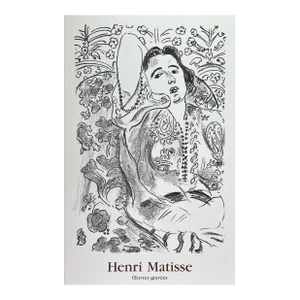 Vintage 1975 Original Henri Matisse Oeuvres Gravées Lithograph Print