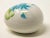 Mid 20th Century Ceramic Eggs with Floral Motif- Set of 2 For Sale - Image 4 of 13