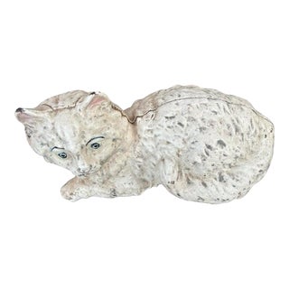 Original Painted Cat Hubley Door Stop For Sale