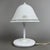 Mushroom Table Lamp in Murano Glass and White Metal, 1970s For Sale - Image 6 of 13