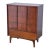 Mid 20th Century Modern Sculpted Walnut 5-Drawer Highboy Tall Boy Dresser Chest of Drawers For Sale