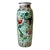 1940s Vintage Chinoiserie Boho Chic Hollywood Regency Foo Dog Vase in Green For Sale