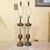Pair of Vintage Lead Crystal & Antiqued Bronze Table Lamps – Hollywood Regency For Sale - Image 10 of 18