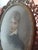 Antique Painting Portrait Encased in Fillagree Frame With Pearl Embellishments For Sale In Kansas City - Image 6 of 10