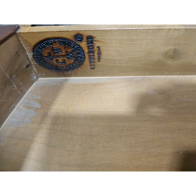 1980s Pair of Kittinger Williamsburg Mahogany Pembroke Table Drop Leaf Tables Cw 27 For Sale - Image 10 of 11