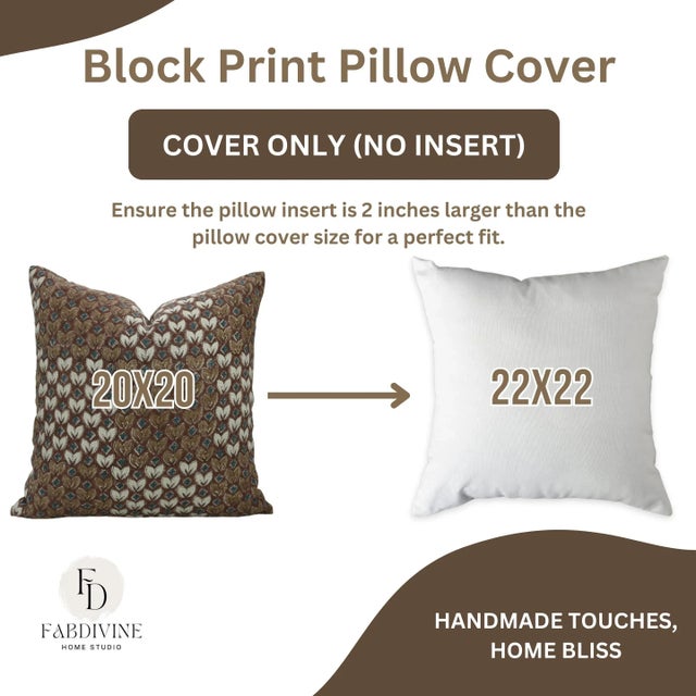 Not Yet Made - Made To Order Fabdivine Modern Home Decor Cushion Cover 20x20 Inch- Titli For Sale - Image 5 of 5