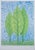 Surrealism 2013 Rene Magritte 'La belle saison' Surrealism Green & Blue Belgium Offset Lithograph For Sale - Image 3 of 3
