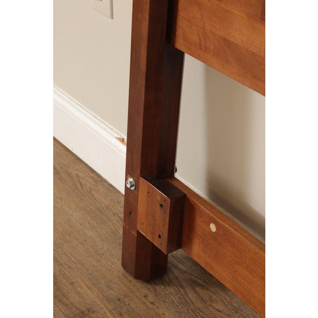 Century Furniture Traditional Yew Wood Queen Headboard For Sale - Image 12 of 12