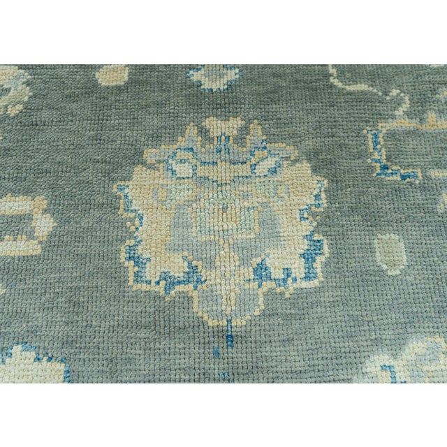 Early 21st Century Turkish Oushak Rug 5'1" x 7'6" #19161 For Sale - Image 5 of 8