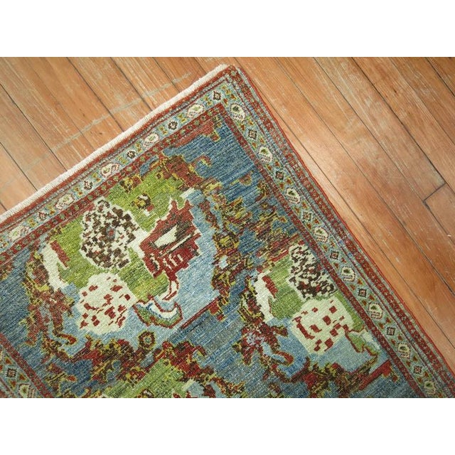Textile Antique Zabihi Collection Mini Persian Senneh Rug - 2'1" x 3'2" For Sale - Image 7 of 7
