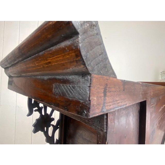 Antique Chinese Elmwood Altar Coffer with Foliage-Carved Spandrels For Sale - Image 18 of 18