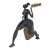Francoise Abraham "Shopping" Bronze Sculpture For Sale
