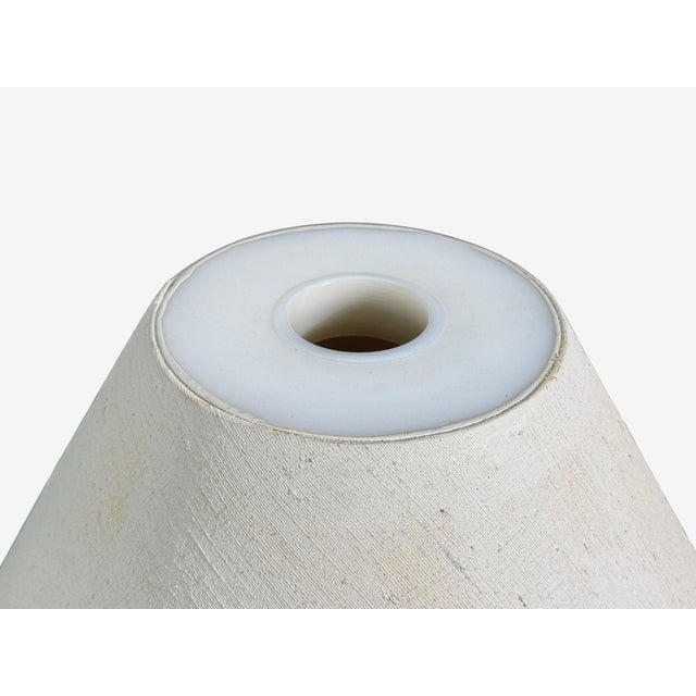 Luxus, Table Lamps, Brass, Fabric, Sweden, 1960s For Sale - Image 9 of 10