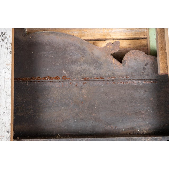 Late 19th Century Victorian Painted Cast Iron Architectural Pediment For Sale - Image 18 of 18