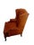1960s Smith Gaines Genuine Nailhead Leather Wingback Chair For Sale - Image 4 of 6
