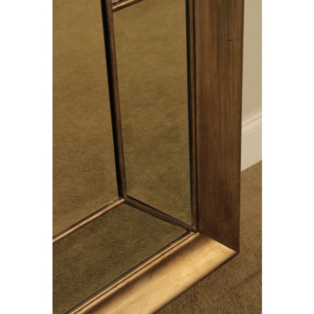 Large Silver Finished Arched Beveled Mirror For Sale - Image 10 of 13