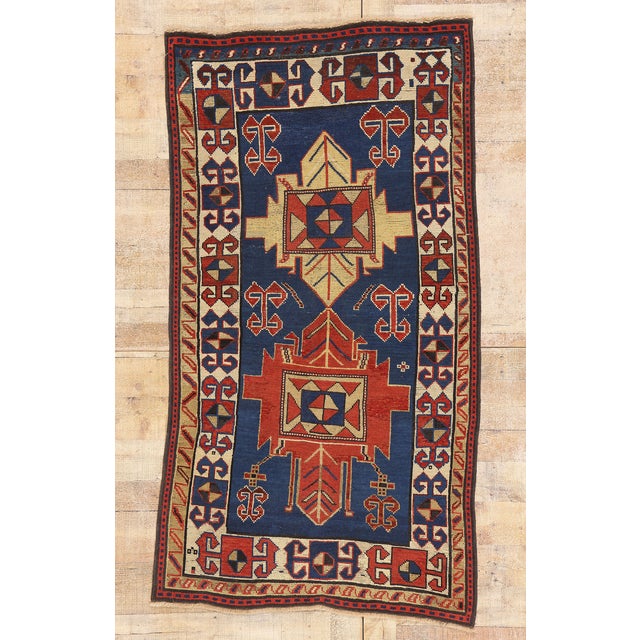 Late 19th Century Caucasian Kazak Rug, 03'04 X 06'01 For Sale - Image 10 of 10