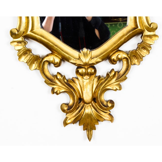 Antique Florentine Rococo Giltwood Mirrors, 1800s, Set of 2 For Sale - Image 12 of 18