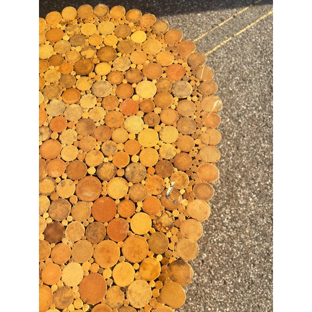 Late 20th Century McGuire Style Sheaf of Wheat Dining Table For Sale - Image 11 of 11