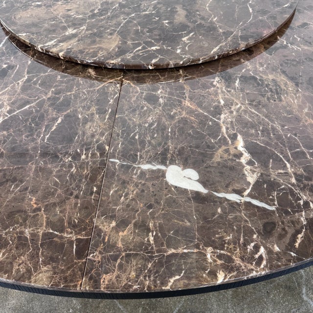 Attributed to Maxalto Xilos Dining Table With Rotating Tray For Sale In Los Angeles - Image 6 of 7