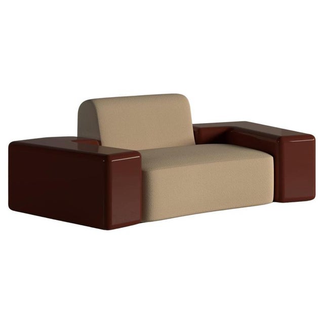 Brown Verneuil Lounge Chair by Haymann Editions For Sale - Image 8 of 8