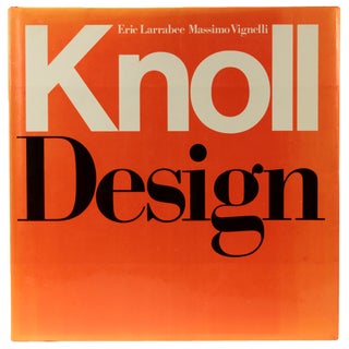 Knoll Design, First Edition Book For Sale