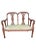 1930s Federal Style Mahogany and Crewel Upholstered Settee For Sale In Washington DC - Image 6 of 9