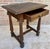 Early 20th Century Spanish Carved Walnut Side Table with One Drawer, 1940s For Sale - Image 4 of 18