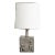 Mid 20th Century Mini Brutalist Accent Lamp For Sale
