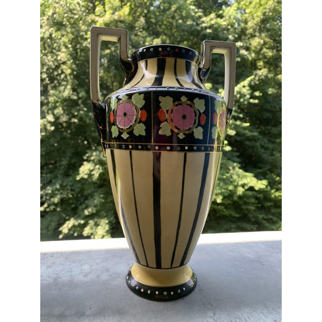 Jugendstil Set by Charles Catteau for Boch-Keramis La Louvière, 1920, Set of 3 For Sale - Image 16 of 18