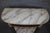 Wood Pair of Antique Faux Marble Paint Decorated French Directoire Console Tables For Sale - Image 7 of 12
