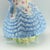 Blue Herend Deryne (Mrs. Dery) Large 14” Porcelain Figure: Woman With Guitar/Mandolin (Blue Gown, Floral Motifs) Ligeti Early Mark, Vintage #5753 For Sale - Image 8 of 18