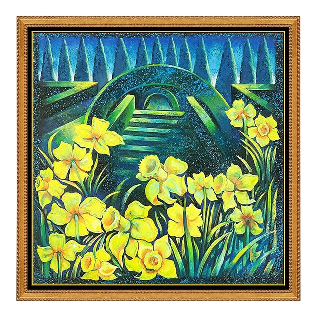 1990s Gardens II, Lowell Nesbitt For Sale