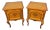 Vintage French Oak Bedside Tables, Set of 2 For Sale