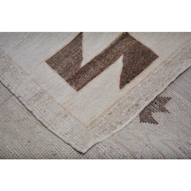Turkish Oushak Knotted Wool Rug, 10'3''x13'3'' For Sale In New York - Image 6 of 6