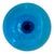Empoli Mid-20th Century Empoli-Style Opaline Glass Compote With Hand Blown Blue Glass Stem and Foot For Sale - Image 4 of 4