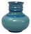 20th Century German Turquoise Ceramic Vase For Sale