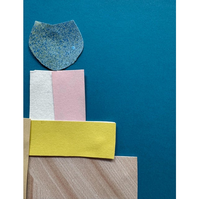 "Pop Music 3" Original Mixed-Media Collage on Paper by Zac Woodiel For Sale In Little Rock - Image 6 of 9