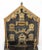 Save your pennies in this charming antique coin bank in the shape of a house. Made from brass with gilded architectural...