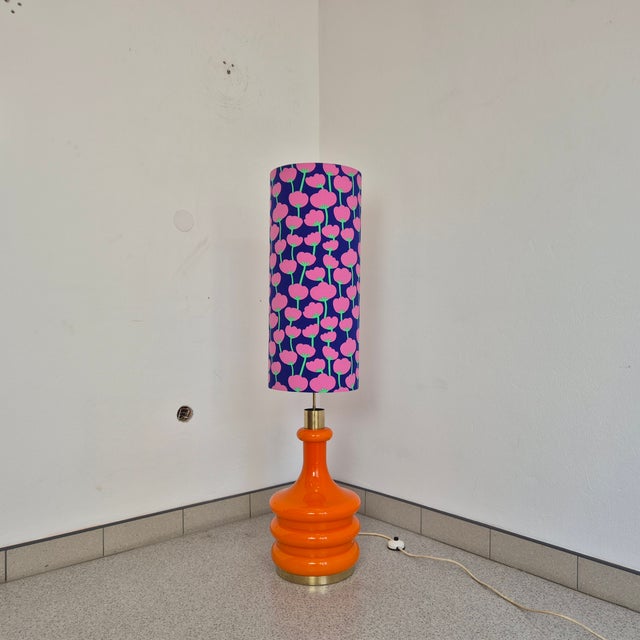 Floor Lamp with Illuminated Glass Base from Peill & Putzler, 1960s For Sale - Image 12 of 12