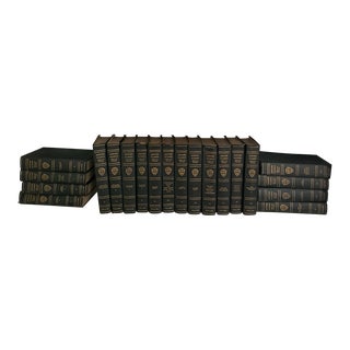 Antique Harvard Classics Shelf of Fiction-20 Volumes For Sale