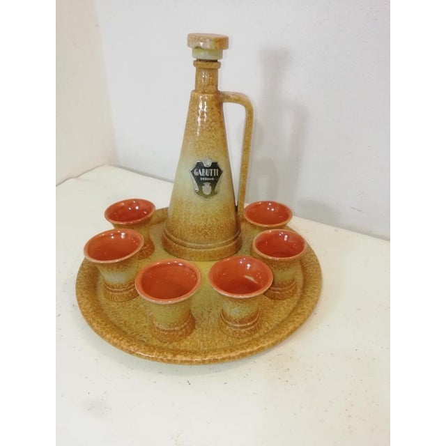 Futurist Ceramic Set by Ivos Pacetti for La Spiga Albisola, Italy, 1920s, Set of 8 For Sale - Image 11 of 11