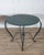 Pair of Late 19th / Early 20th-Century Lacquered Iron Round Tables For Sale - Image 10 of 11