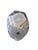 Mid Century Italian Murano Style White Ribbed Rigadin Glass Vase With Millefiori Murrine For Sale - Image 9 of 9