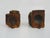 Indian Carved Wooden Wall Candleholders, 19th Century For Sale - Image 5 of 11