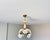 Italian Mid 20th Century Italian Handmade Porcelain & White Murano Glass Daisy Chandelier For Sale - Image 3 of 18
