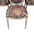 1980s French Style Shabby Chic Dining Chairs Floral Upholstery Distressed Crackle Finish - Set of 4 For Sale - Image 4 of 18