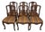 Antique French Country Louis XV Style Oak Dining Chairs For Sale